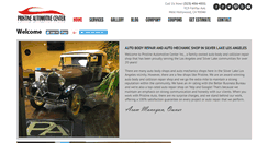 Desktop Screenshot of pristineautobody.com